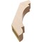 Ekena Millwork 3-inch W x 14-inch D x 18-inch H Olympic Rough Cedar Woodgrain TimberThane Knee Brace, Primed BRCUR03X14X18OLYRCPR - alternate 6